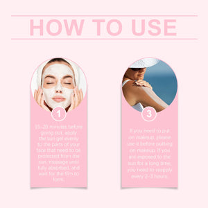 Resist UV Sun Gel Broad Spectrum Anti Sunlight Sunburn High Sun Protection Hydrating Long Lasting Outdoor Sport SPF50 Sunscreen