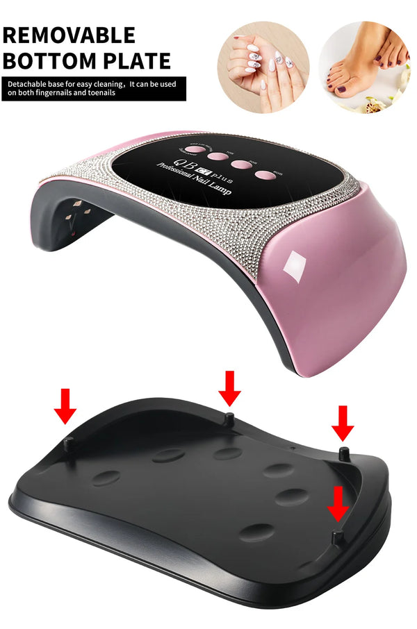 Manicure UV LED Nail Drying For Nails 57LEDS Gel Polish Curing UV Lamp With Diamond Design Professional Nail Dry Equipment