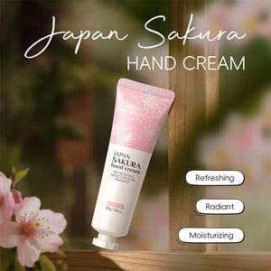 LAIKOU Sakura Hand Cream Deep Moisturizing & Restoring Hand Lotion for Dry Skin,Non-Greasy, Fast Absorbing Hand Care Cream