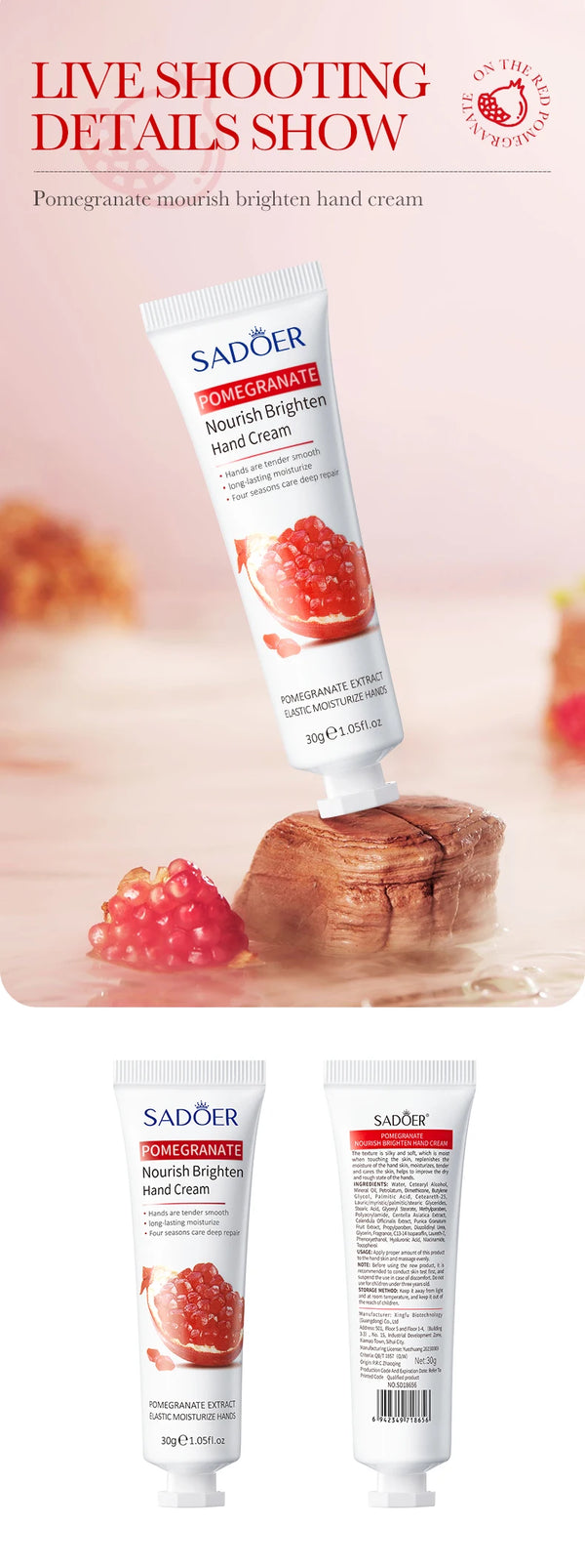 Wrinkle Removal Hand Cream Soften Whitening Moisturizing Cracked Repair Hands Creams Anti-Crack Wrinkle Skin Care