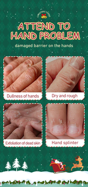 5pcs SADOER Christmas Hand Cream Sets Moisturizing Nourishing Whitening Hydrating Anti-aging Hands Skin Care Products