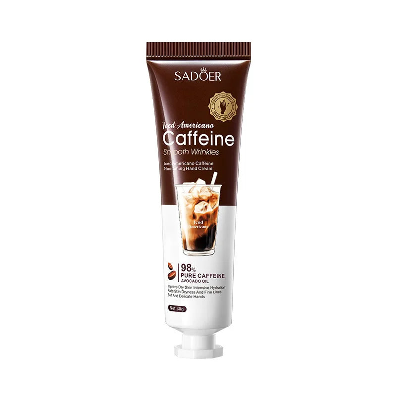 1/2/5pcs Caffeine Hand Cream Set Travel Size Moisturizing Nourishing Brightening Hydrating Skin Care Christmas Gift