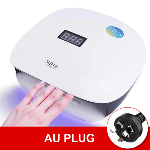 Professional Nail Lamp For Manicure With 4 Timers Setting 48W UV LED Nail Lamp Nails For Fast Curing Gel Nail Polish For Salon