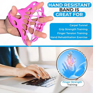 New Finger Stretcher Exerciser - Hand Grip Strength Trainer, Finger Expander for Rehabilitation & Muscle Training, Portable Tool