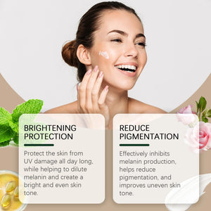 SPF50 Sunscreen Defensing Ultraviolet Reducing Pigmentation Even Tone Waterproof Whitening Anti Sunburn Facial Protective Cream