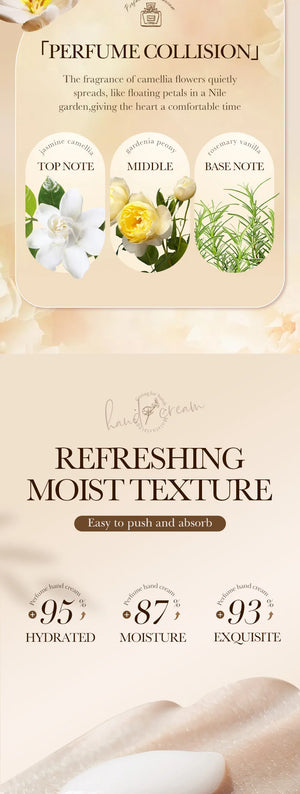 30g Garden perfume Hand Cream Plant Extract Moisturizing Flowers Nutrients Dry Crakced Repair Soft Whitening Oil Control Rose