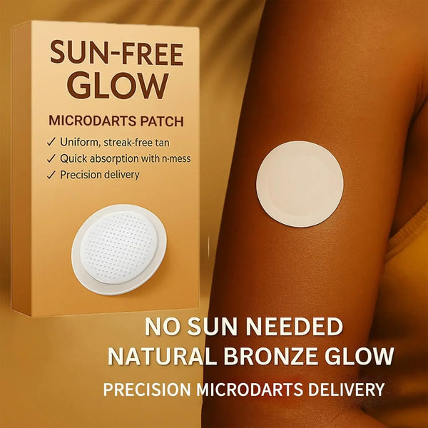 Purevlab Sunless Tanning Patches | New Advanced Sun Free Glow Microdarts Patch, Natural Self Tanning Patches for Women