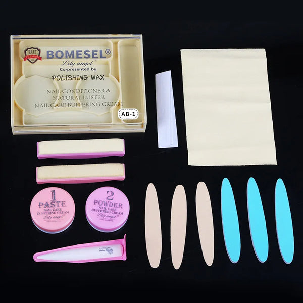 Make Up Set Nail Buffer Block Files Manicure Buffers For Nalis Care Tools High Qualtity Nail Care Buffering Cream Manicure Set