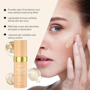 Moisturizing Face Concealer Cream Hydrating Sunscreen Primer Lightweight Natural Brightening for All Skin Flawless Base Makeup