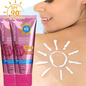 Sunscreen SPF90+ UV Radiation Protection Lsolation Moisturizing Brighten Face Body Arm Thighs Sunblock Skin Care Sunscreen Cream