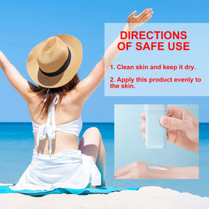 Sunscreen Stick Spf 50 for Oily Skin Face Sun Blocking UV Protective Moisturizing Refreshing Oil Control Solar Isolation Cream