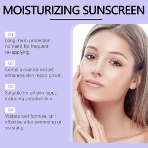 Sunscreen Cream Spf 90+ UV Protective Sunburn Repair Cream Sun Block Isolation Cream Moisturizing Oil-Control Skin Care Products