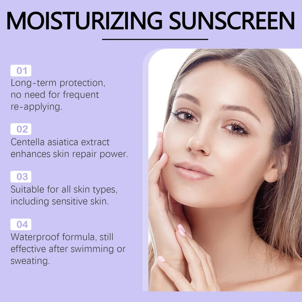 Sunscreen Cream Spf 90+ UV Protective Sunburn Repair Cream Sun Block Isolation Cream Moisturizing Oil-Control Skin Care Products