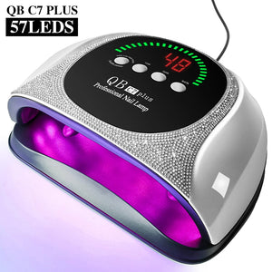 Manicure UV LED Nail Drying For Nails 57LEDS Gel Polish Curing UV Lamp With Diamond Design Professional Nail Dry Equipment