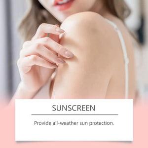 Moisturizing Brighten Sunscreen Cream Spf50+ Uv Protection Deep Nourishing Non Greasy Even Skin Tone Long Lasting Daily Sun Care