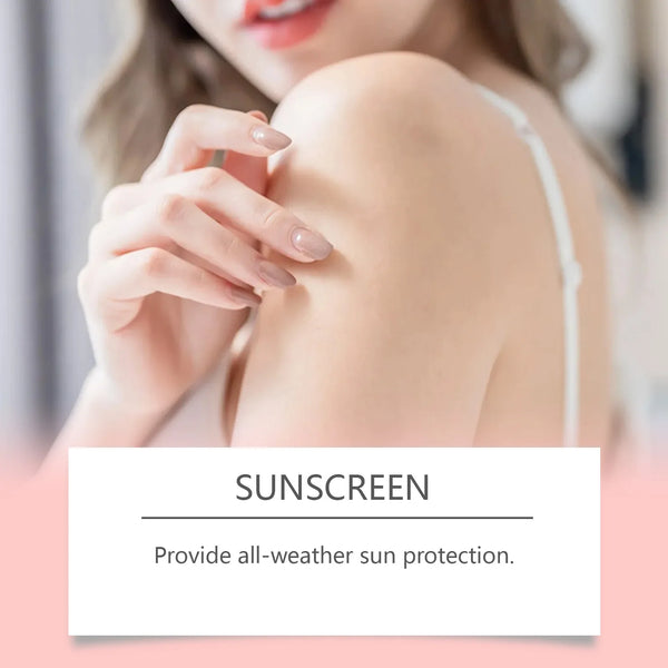 Moisturizing Brighten Sunscreen Cream Spf50+ Uv Protection Deep Nourishing Non Greasy Even Skin Tone Long Lasting Daily Sun Care