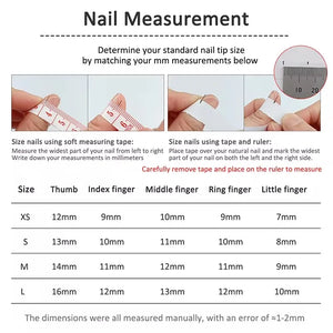 10Pcs Handmade Press On Nails with Eye Little Monster Design Wearable Manicure False Nails Decoration Full Cover Nail Tips Art