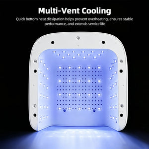 2 In 1 UV LED Gel Nail Lamp Auto Sensor Nail Dryer Fast Curing Gel Drying Light Professional Manicure Drying Lamp with SingleToe