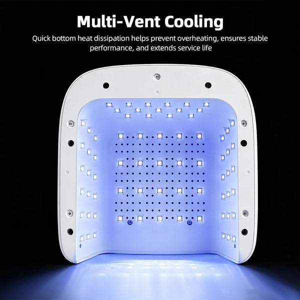 2 In 1 UV LED Gel Nail Lamp Auto Sensor Nail Dryer Fast Curing Gel Drying Light Professional Manicure Drying Lamp with SingleToe