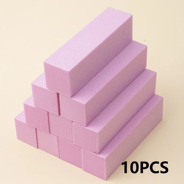 5/10PCS Nail Buffer Polishing Block Buffer for Polisher Manicure Buff Professional Sponge Nail File Milling Cutter for Manicure