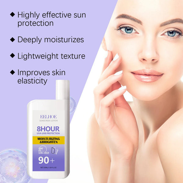 Sunscreen Cream Spf 90+ UV Protective Sunburn Repair Cream Sun Block Isolation Cream Moisturizing Oil-Control Skin Care Products