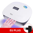 Professional Nail Lamp For Manicure With 4 Timers Setting 48W UV LED Nail Lamp Nails For Fast Curing Gel Nail Polish For Salon