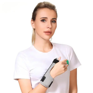 Red Light Electric Heating Thumb Support Vibrating Massager Relieves Wrist Pain and Fatigue  Alleviates Tenosynovitis