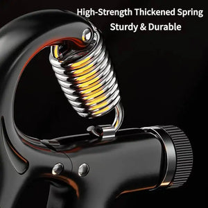 Professional Mechanical Counter Hand Gripper for Forearm And Hand Strength Training with 5-200KG Adjustable Resistance