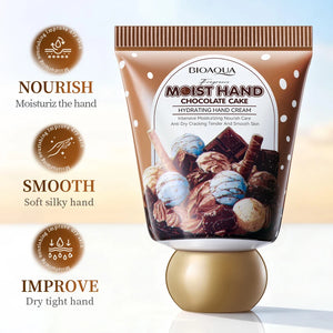 BIOAQUA Donut Chocolate Hand Cream Moisturizing Nourishing Anti-aging Anti Wrinkles Whitening Hands Skin Care Products