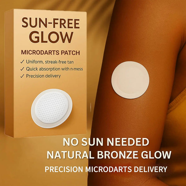 Purevlab Sunless Tanning Patches | New Advanced Sun Free Glow Microdarts Patch, Natural Self Tanning Patches for Women