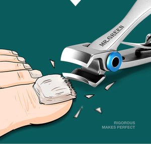 MR.GREEN Nail Clippers Stainless Steel Two Sizes Are Available Manicure Fingernail Cutter Thick Hard Toenail Scissors Tools