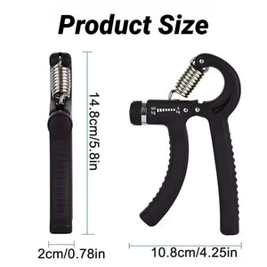 R Shaped Spring Grip Professional Wrist Strength Arm Muscle Finger Rehabilitation Training Exercise Adjustable Gripper Mechanica