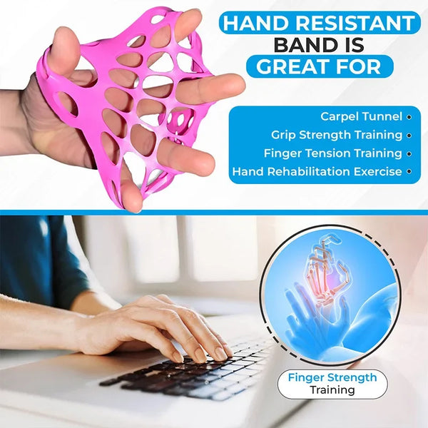New Finger Stretcher Exerciser - Hand Grip Strength Trainer, Finger Expander for Rehabilitation & Muscle Training, Portable Tool