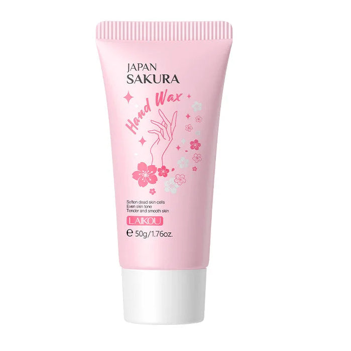 LAIKOU Sakura Hand Wax Moisturizing Hands Exfoliating Calluses Anti-Aging Hand Exfoliator Scrub Hands Peeling Masks Skin Care