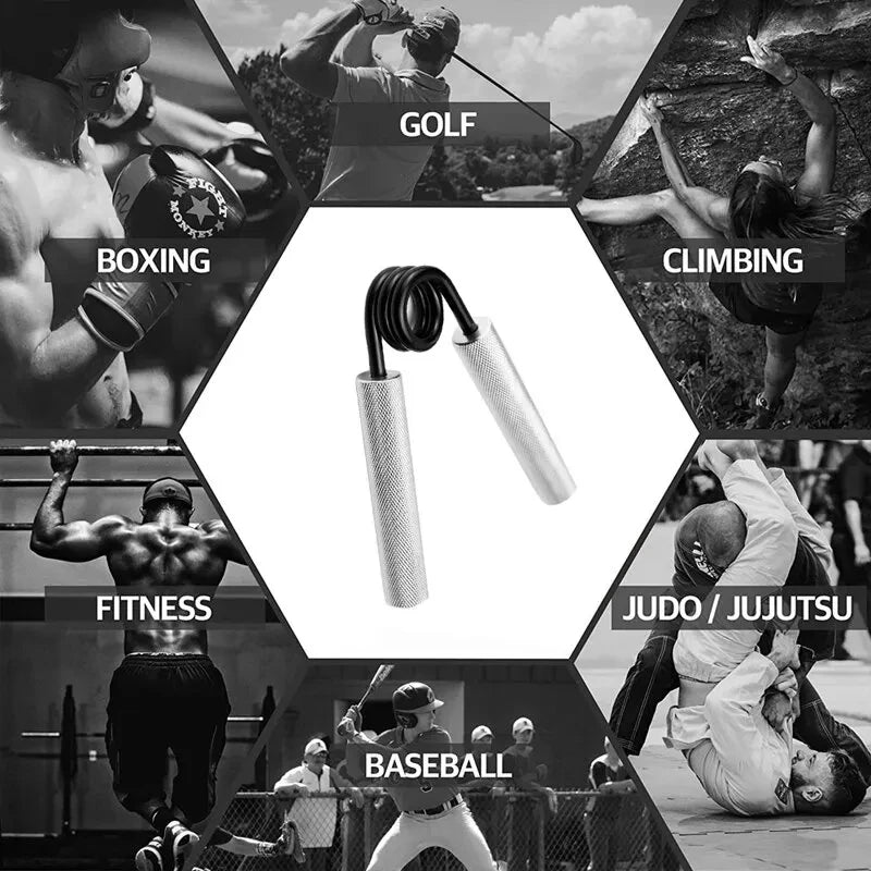 Metal Hand Grip Set 100LB-300LB No Slip Heavy-Duty Grip Strengthener Great Wrist & Forearm Hand Exerciser, Home Gym Hand Gripper