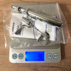 Electric Massage Pen Adjustable For Body Back Hand Massage Press And Relax Muscles, Battery Powered Silver