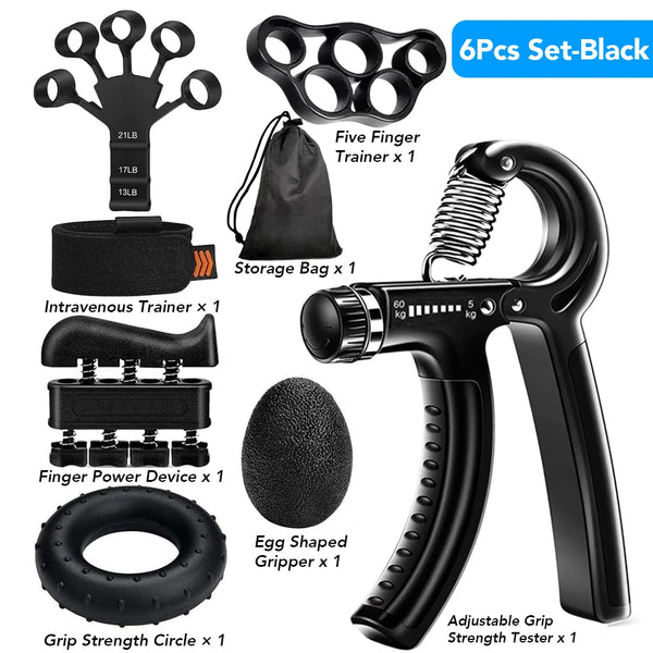 5-60Kg Adjustable Heavy Hand Gripper Fitness Hand Exerciser Grip Wrist Training Finger Gripper Hand Strengthener For Patient