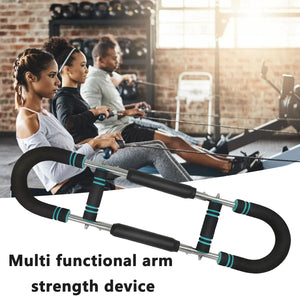 40KG u shape Hand Gripper Strengths Twister Arm Trainer Power Twister Bar Fitness Equipment for Men and Women Home Workout