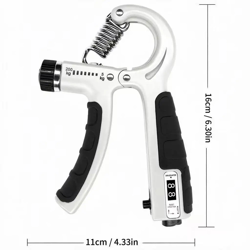 Professional Mechanical Counter Hand Gripper for Forearm And Hand Strength Training with 5-200KG Adjustable Resistance