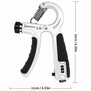 Professional Mechanical Counter Hand Gripper for Forearm And Hand Strength Training with 5-200KG Adjustable Resistance