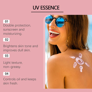 HOYGI Hydrating Protective Cream Centella Asiatica Face Cream Daily Sunscreen SPF 50 Moisturizing Facial Skin Body Sunblock Care