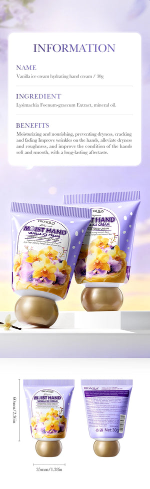 BIOAQUA Donut Chocolate Hand Cream Moisturizing Nourishing Anti-aging Anti Wrinkles Whitening Hands Skin Care Products