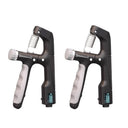 1/2Pcs 10-100KG Adjustment Smart Counting Hand Grip Spring Finger Pinch Wrist Expander Power Strengthening Pliers Fitness Tool
