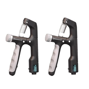 1/2Pcs 10-100KG Adjustment Smart Counting Hand Grip Spring Finger Pinch Wrist Expander Power Strengthening Pliers Fitness Tool