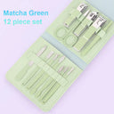 16/12/4 pcs Professional Nail Clippers and Cuticle Nippers Set with Travel Case Manicure Set Pedicure Sets Nail Clippers