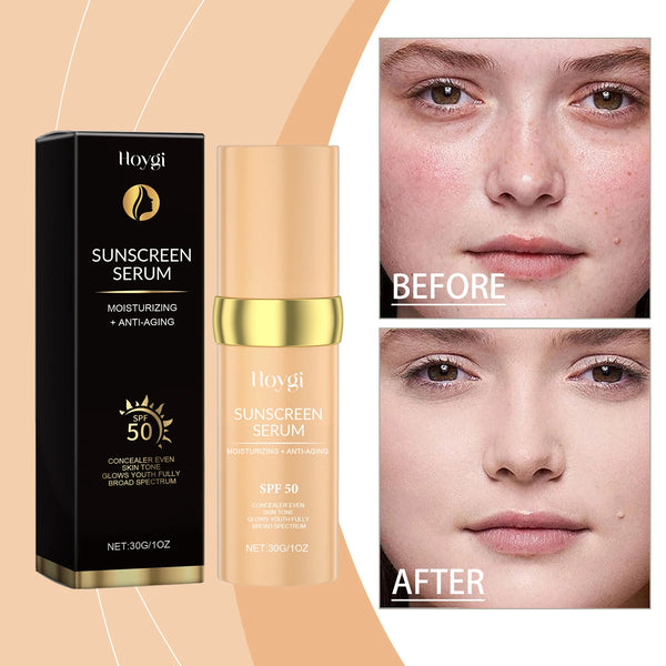 Moisturizing Face Concealer Cream Hydrating Sunscreen Primer Lightweight Natural Brightening for All Skin Flawless Base Makeup