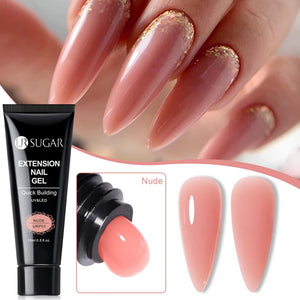 15ml UR SUGAR Extension Nail Gel Polish Nail DIY Clear Camouflage Color Fibre Glass Hard Gel Nails Finger Prolong UV LED Gel