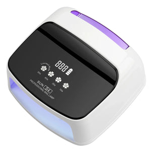 288W Professional Nail Lamp Rechargeable 66LEDS UV LED Nail Drying Lamp Cordless Manicure Lamp With 5Timer Setting Smart Sensor