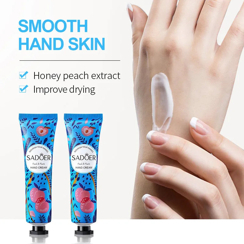 1pc Fruit Plant Extract Fragrance Hand Cream Set Moisturizing Repair Anti Dry Hand Lotion Sets Hands Skin Care Products Chap
