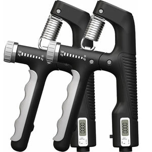1/2Pcs 10-100KG Adjustment Smart Counting Hand Grip Spring Finger Pinch Wrist Expander Power Strengthening Pliers Fitness Tool